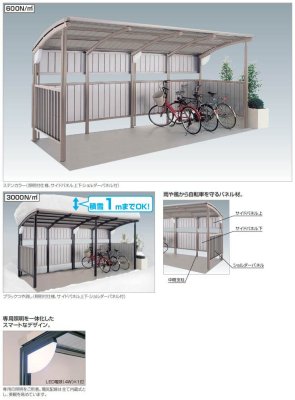 画像1: 四国化成　サイクルポート　SSR　クローズタイプ (1)