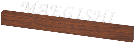 個性的なデザイン 木目コート+ステンレスのおしゃれな表札 丸三タカギ