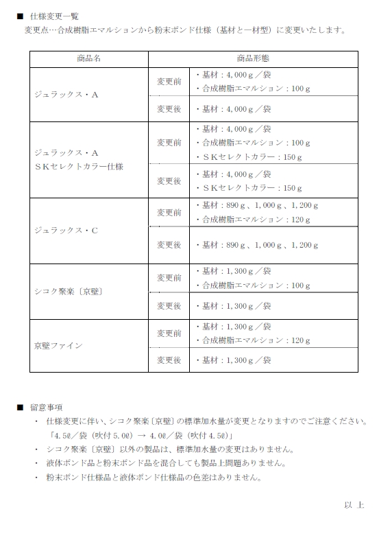 四国化成　聚楽壁についてニュース画像2