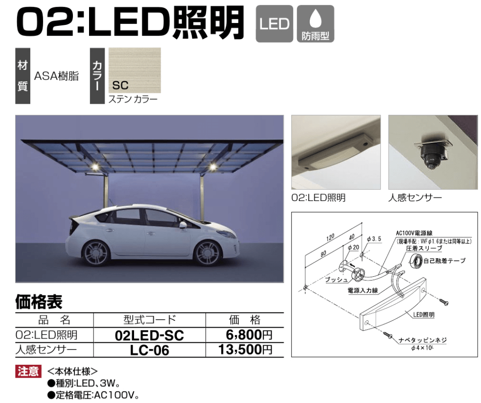 四国化成　02：LED照明・人感センサー画像