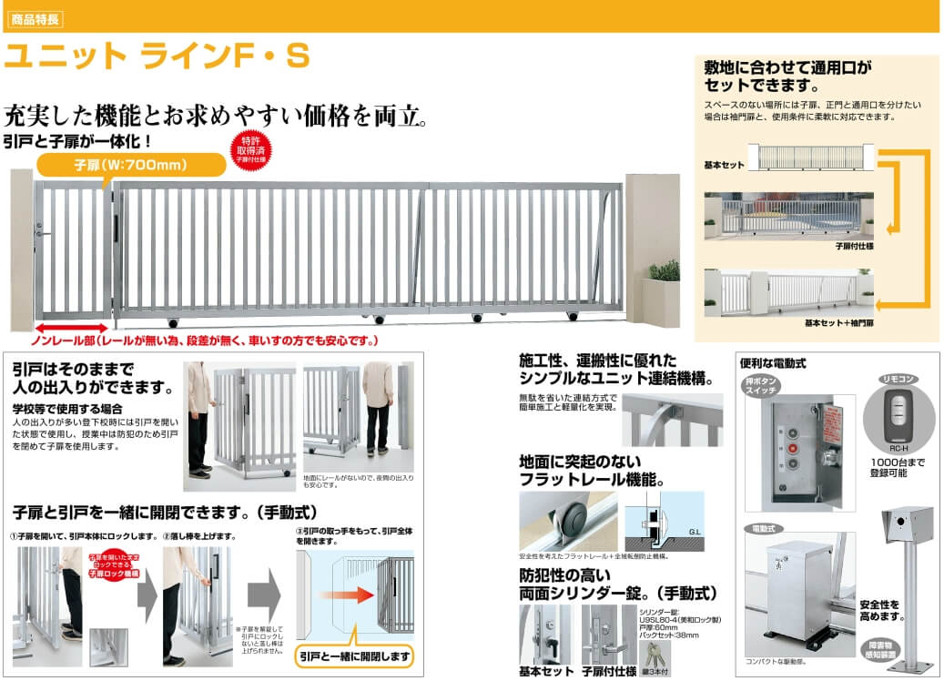 四国化成　ユニットラインF1/ユニットラインS1型画像