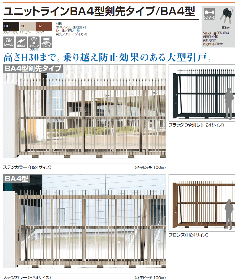 四国化成　ユニットラインBA4型剣先タイプ/BA４型（手動式/電動式）画像