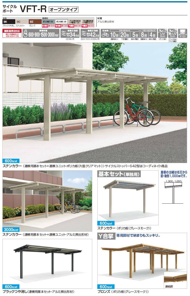 四国化成　サイクルポート　VFT-R　オープンタイプ商品画像