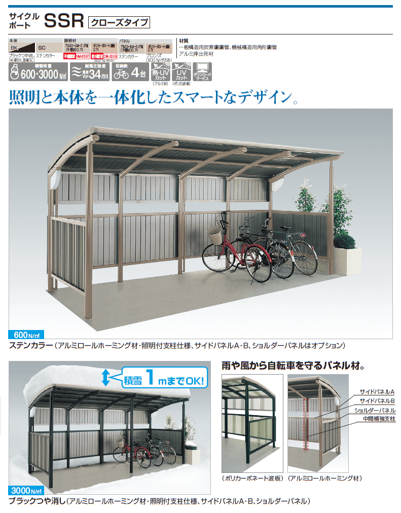 四国化成　サイクルポート　SSR　クローズタイプ画像