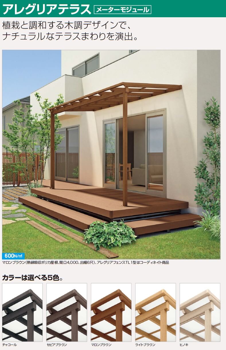 四国化成 基本セット アレグリアテラス 耐積雪50cm相当 間口2000mm×出