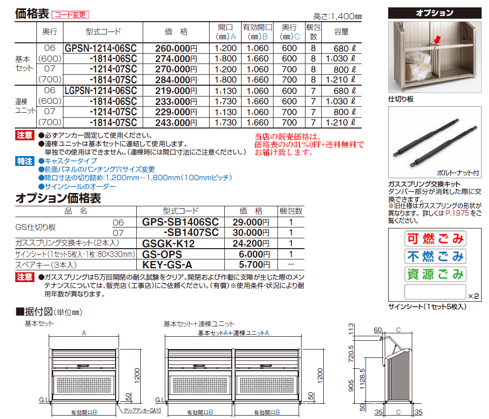 四国化成 ゴミストッカーps型 スリムタイプの通販 定価の31 Off 送料無料でお届けします