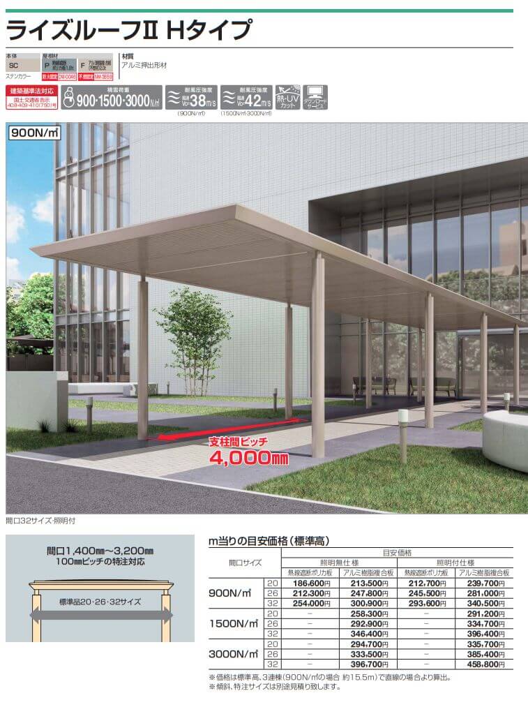 四国化成　ライズルーフII　Hタイプ画像