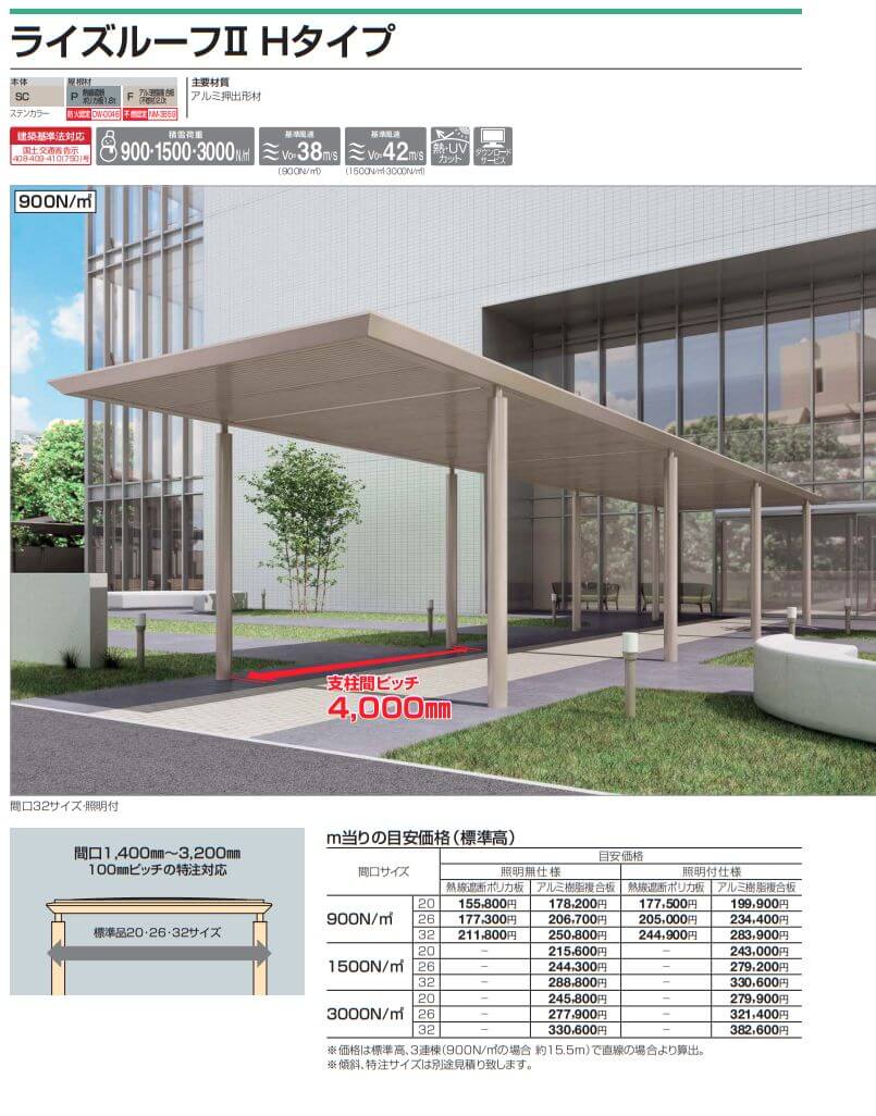 四国化成　ライズルーフII　Hタイプ画像