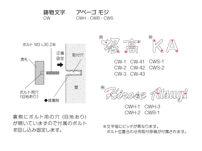 美濃クラフト Cw 3 鋳物文字 送料無料 激安価格で販売中