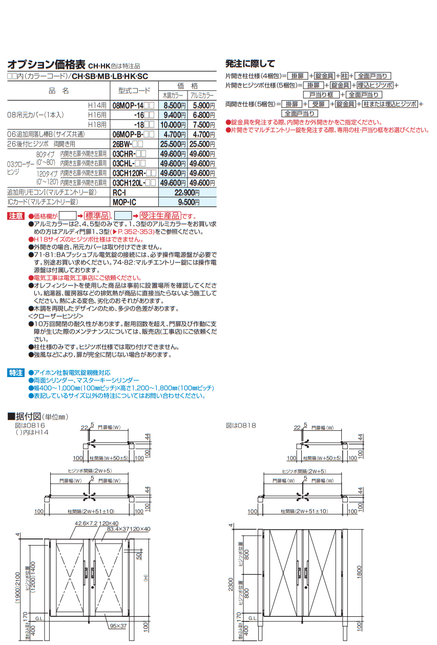 四国化成 アレグリア門扉TL１型 アレグリア門扉TL2型の通販 送料無料で